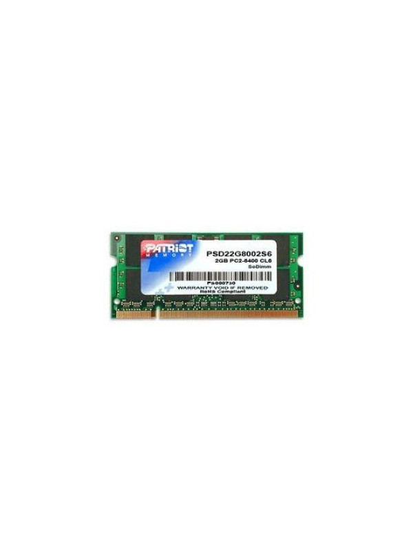 Memorie Sodimm 2GB DDR2-, 800Mhz, CL6, PSD22G8002S