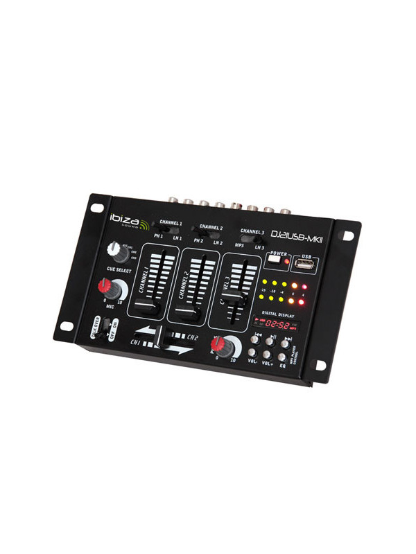 Mixer usb cu display digital