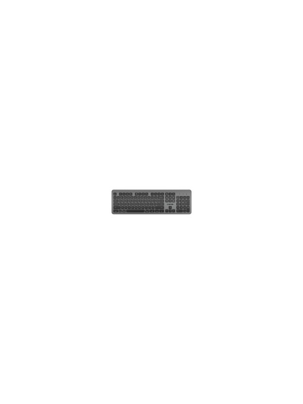 Multimedia bluetooth 5.1 keyboard MAC Version,104 keys, slim design with low profile silent keys,US layout ,Size 439.4*135.3mm* 23.2mm,526g