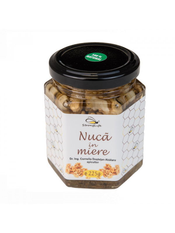 Nuca in miere by Dr. Ing. Cornelia Dostetan Abalaru apicultor - 225g