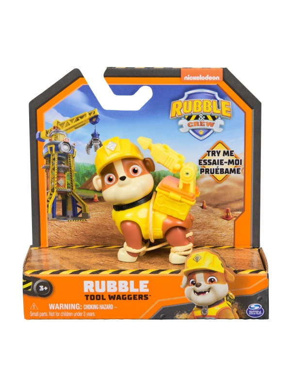 PATRULA CATELUSILOR RUBBLE AND CREW FIGURINA RUBBLE 5CM