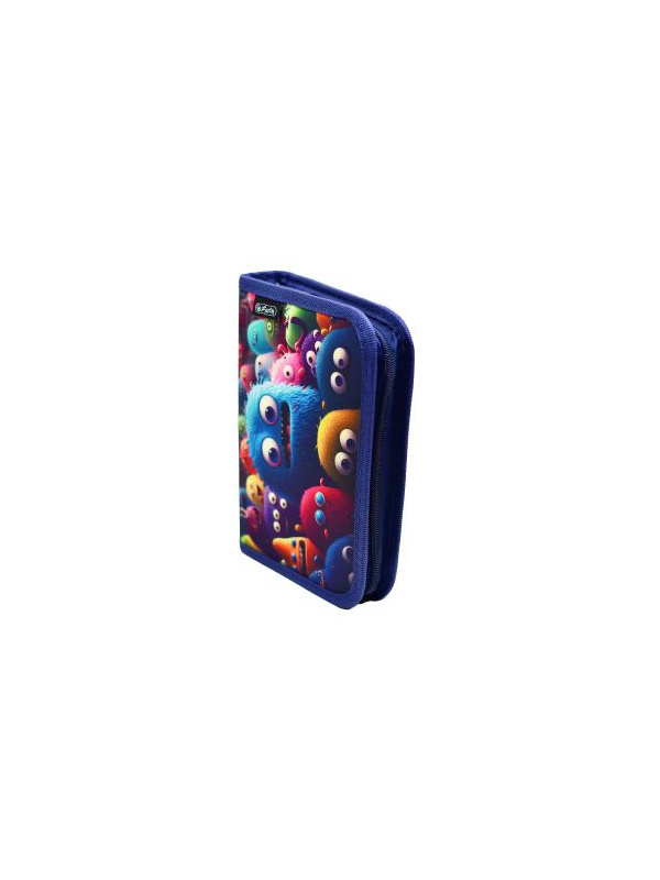 PENAR NEECHIPAT CU DOUA CLAPE, DIMENSIUNE 13,5 X 19,5 X 3 CM, MOTIV BLUE MONSTER