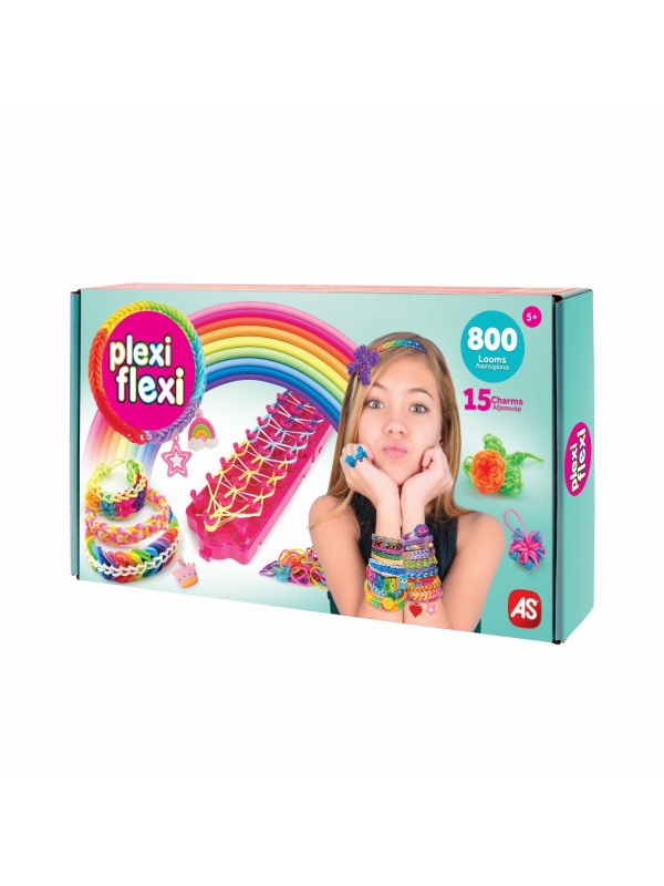 PLEXI FLEXI GHERGHEF PENTRU IMPLETIT CU 800 ELASTICE DIN CAUCIUC SI 15 ACCESORII