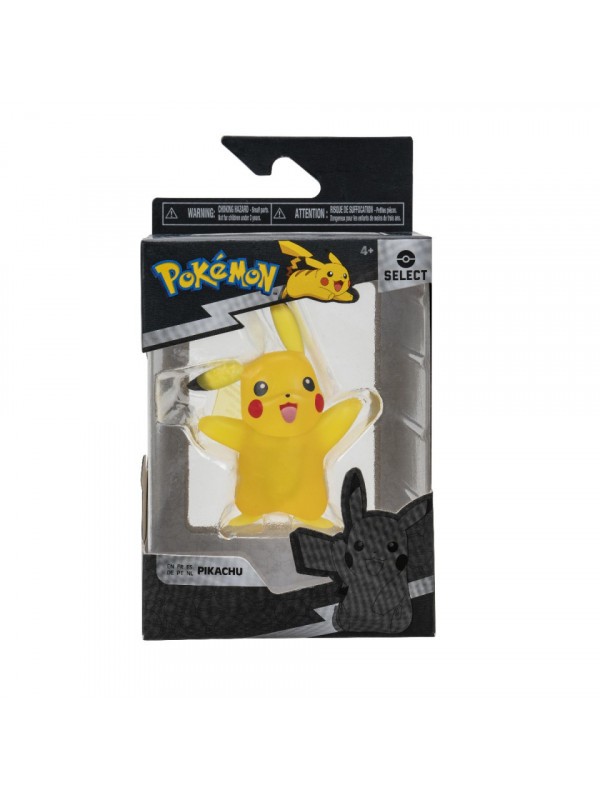 Pokemon - Figurina de actiune Select 7.5 cm, Translucent Pikachu, S3
