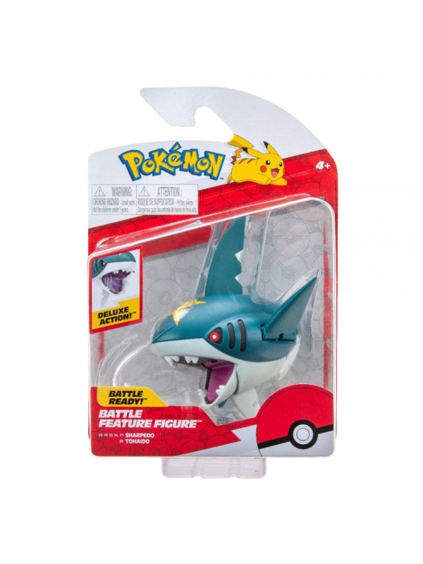 Pokemon - Figurina Deluxe de actiune, Sharpedo, S11