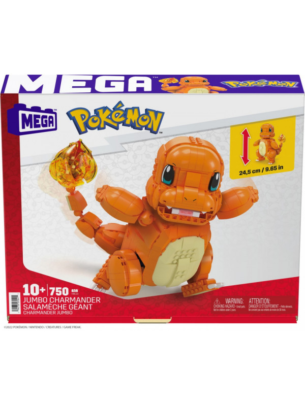 Pokemon mega construx jumbo charmander salameche