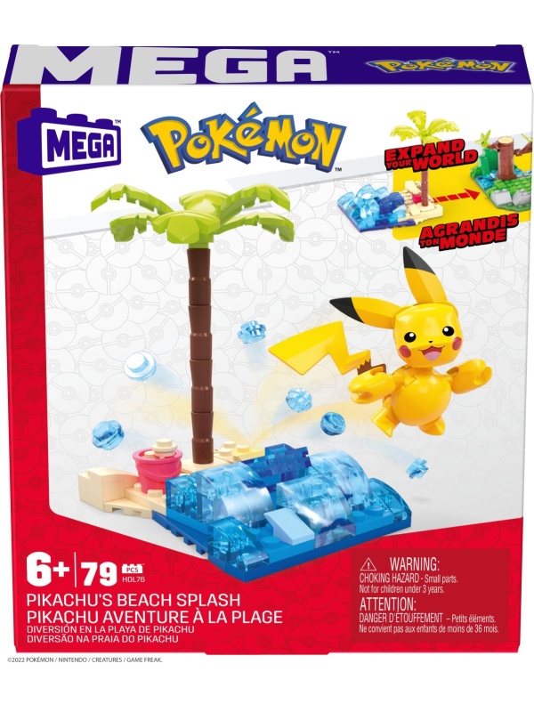 POKEMON MEGA SET DE CONSTRUCTIE PLAJA LUI PIKACHU