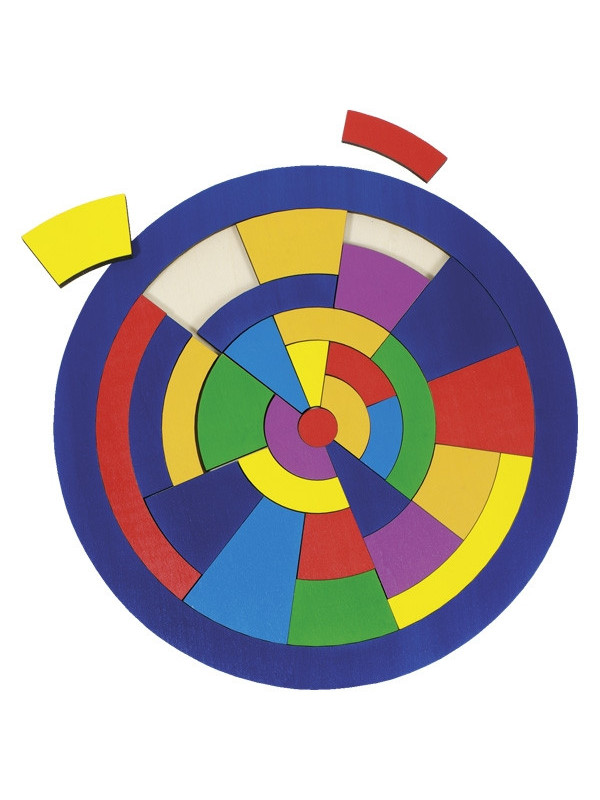 Puzzle circular Combinatii de culori