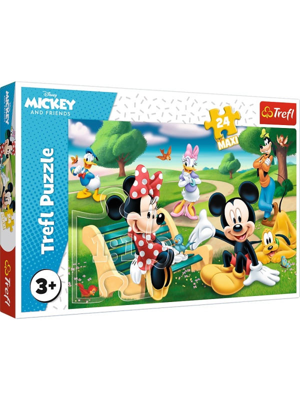 PUZZLE TREFL 24 MAXI MICKEY MOUSE INTRE PRIETENI