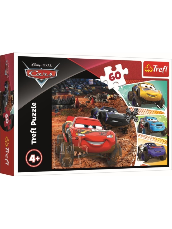 PUZZLE TREFL 60 FULGER MCQUEEN CU PRIETENII