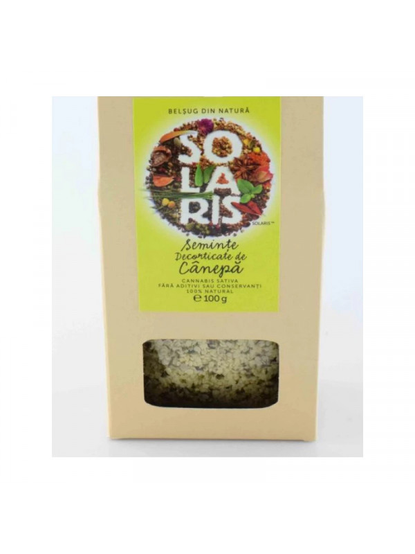 Seminte decorticate de canepa 100gr solaris