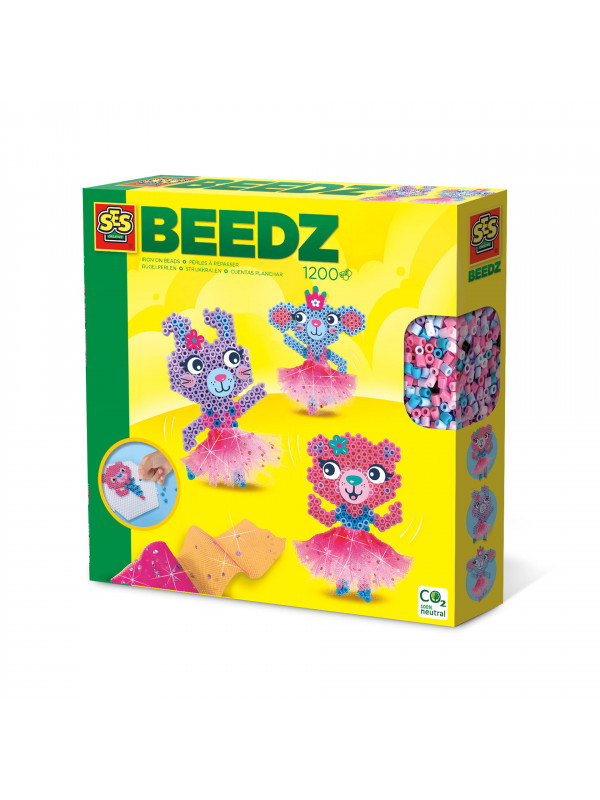 Set creativ Beedz - Margele de calcat Animale balerine
