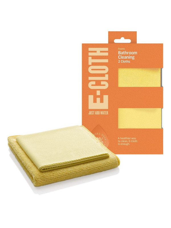 Set Doua Lavete Premium E-Cloth din Microfibra pentru Baie, Oglinda, Chiuveta, Cada, 32 x 32 cm