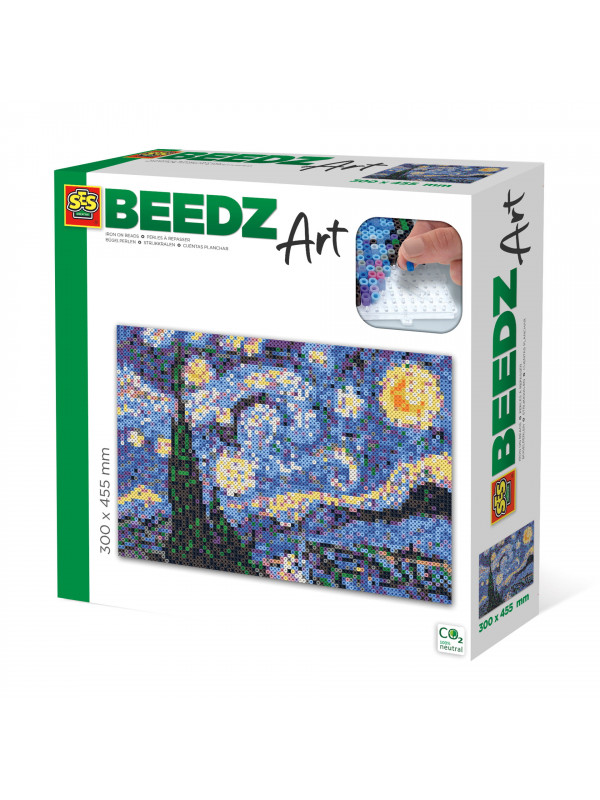 Set margele de calcat Beedz Art - Noapte instelata de Van Gogh