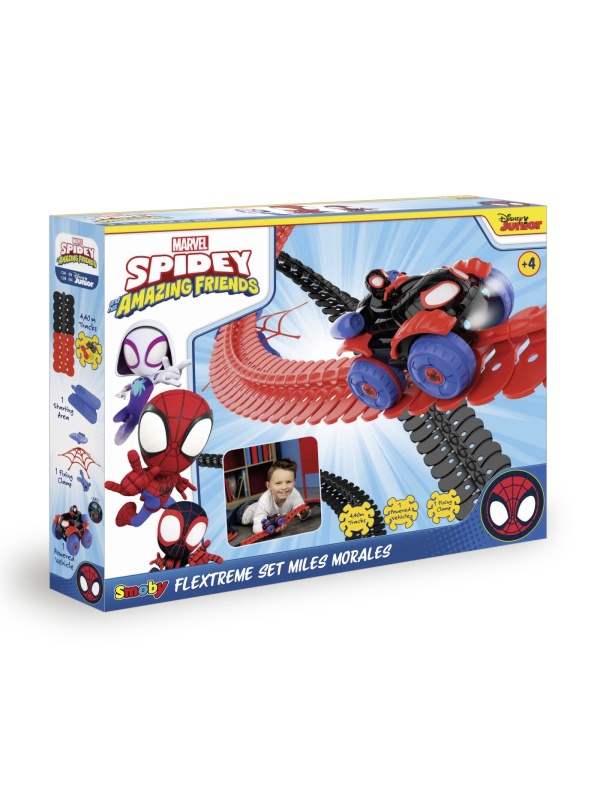 SMOBY SPIDEY CIRCUIT FLEXTREME SET MILES MORALES