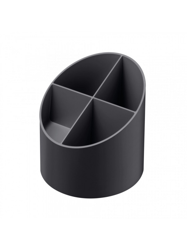 Suport rotund instrumente de scris 4 compartimente antracit blue angel