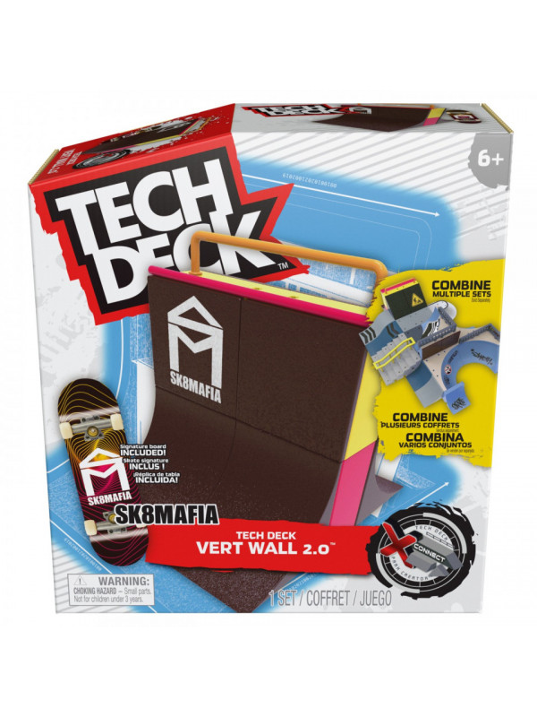 Tech deck pachet xconnect fingerboard sk8mafia vert wall