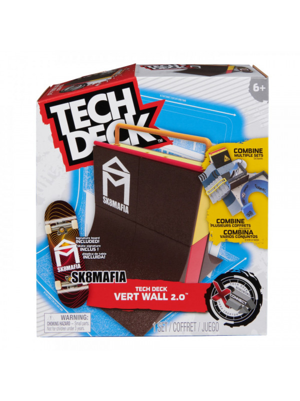 Tech deck x-connect pachet sk8mafia vert wall