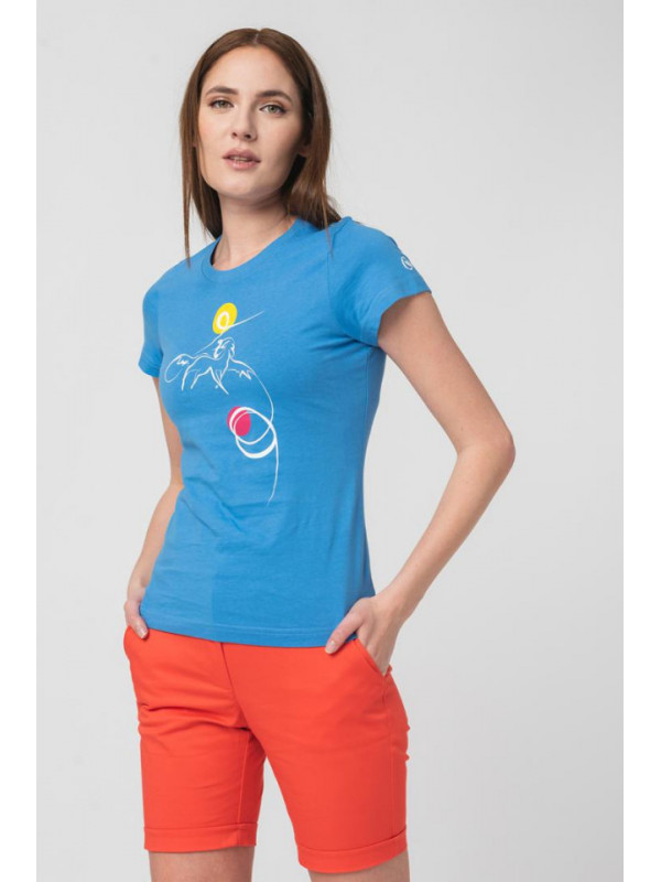 TSHIRT CASUAL F CAL PEGAS AZURE-L