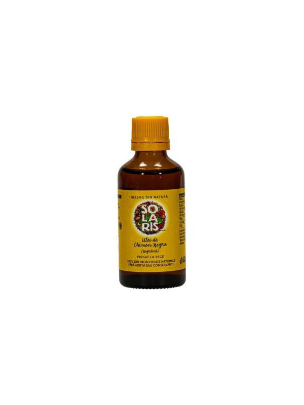 Ulei chimen negru (Negrilica) presat la rece 100ml Solaris