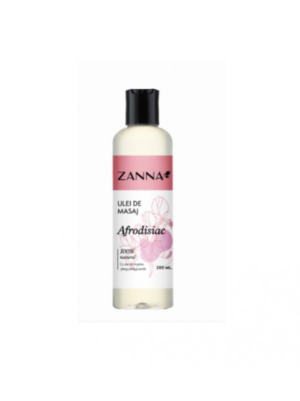 ULEI MASAJ AFRODISIAC CU YLANG-YLANG SI SANTAL "ZANNA" 200ml ADAMS VISION