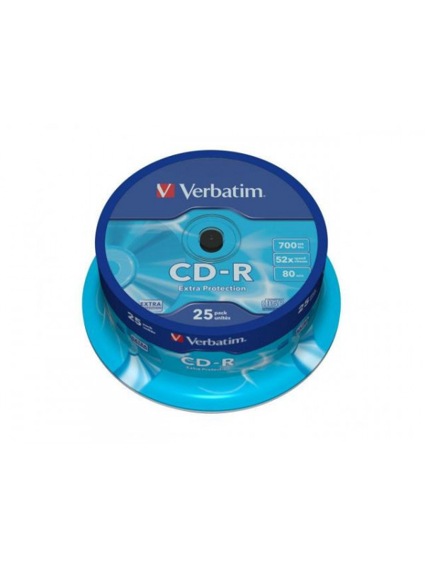 Verbatim CDR52X EXT PROT 25 SPINDLE DL