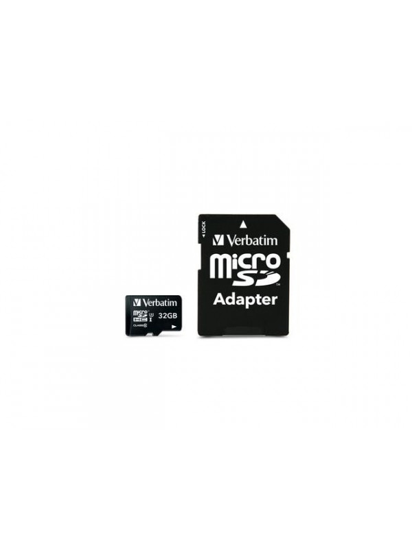 Verbatim Pro microSDHC U3 32GB with adapter