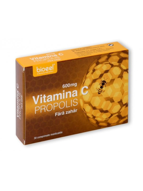 VITAMINA C+PROPOLIS F.ZAHAR 600MG 30CPR