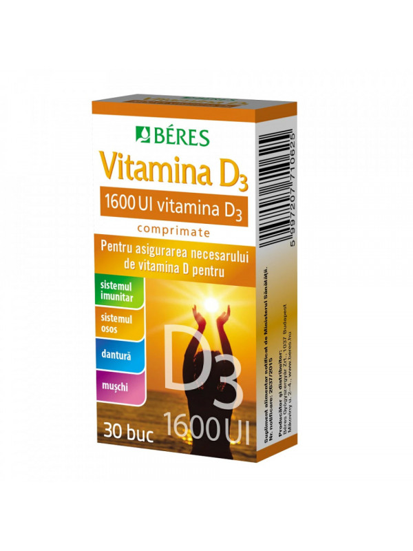 VITAMINA D3 1600UI 30CPR