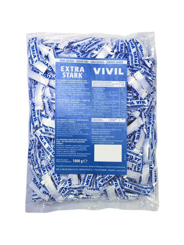 VIVIL BOMB.MENTA,VIT.C F.ZAHAR 1KG (EX.STARK)