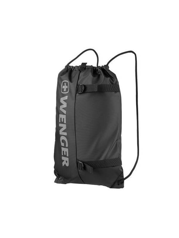 Wenger XC Fyrst Lightweight Drawstring Bag, Black