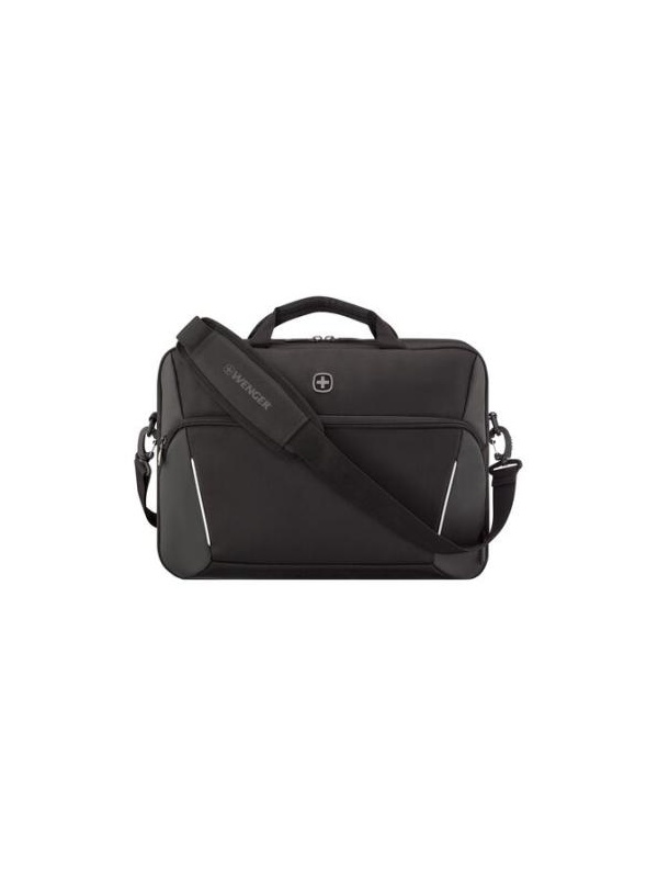 Wenger, XE Compact Brief 16, 16” Laptop Briefcase with Tablet Pocket, Black