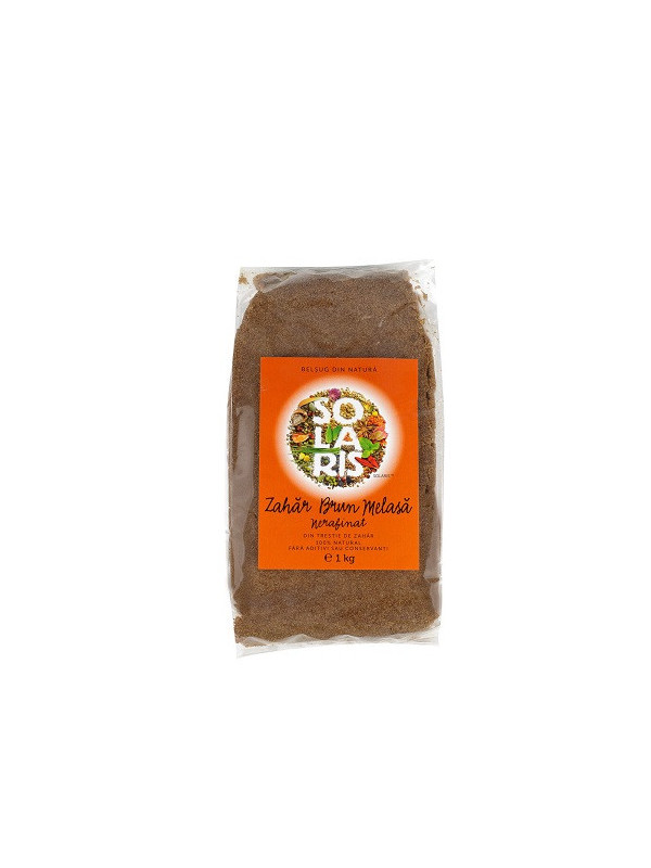 Zahar brun melasa nerafinat 1kg solaris