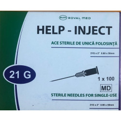Ace seringa g21x2" 0,80*50mm verde