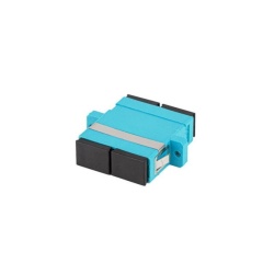Adapt. fibra optică MM SC/UPC duplex OM3