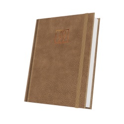 AGENDA DATATA A5 352PAG PREMIUM DELUXE BOLGHERI COPERTA PIELE SINTETICA MARO 2027