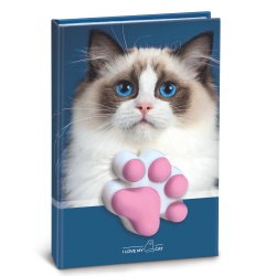 Agenda nedatata cu pisicute squishy pe coperta, 80 de pagini albe, 10 x 15 cm (12 buc/display) - Img 2
