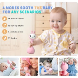 Alilo Smarty Bunny - Iepuras interactiv pentru bebelusi, roz, RO/EN - Img 4