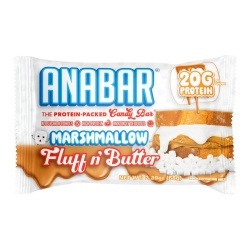 Anabar Protein Candy Bar Marshmallow Fluff N' Butter, Baton Proteic Cu Gust De Crema De Bezele Si Unt De Arahide, 68 G