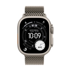 AW BAND 49MM TITANIUM MILANESE NATURAL S