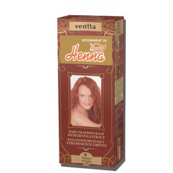Balsam colorant par henna sonia nr.6 - rosu titian 75gr kian cosmetics
