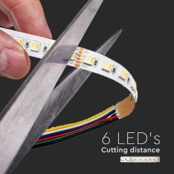 BANDA LED 24V SMD5050 24W/M 120LED/M 3IN1 IP20 5M - Img 6