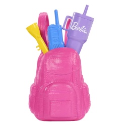 BARBIE FAMILY AND FRIENDS SET PAPUSA BARBIE MALIBU SI ACCESORII AVENTURI IN AER LIBER - Img 6