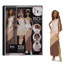BARBIE SIGNATURE SET CREATIE PAPUSA BARBIE BASIC BRUNETA - Img 2