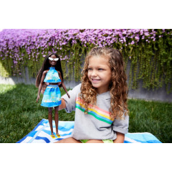 Barbie travel papusa barbie aniversare 50 de ani malibu bruneta - Img 3