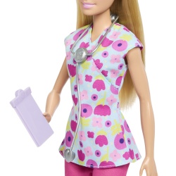BARBIE YOU CAN BE ANYTHING PAPUSA DOCTOR PEDIATRU CU ACCESORII - Img 8
