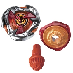 BEYBLADE X LET IT RIP SET LANSATOR SI ROATA HAMMER INCENDIO 3-70H - Img 6