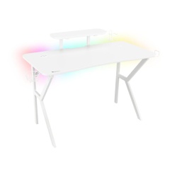 Birou gaming Genesis Holm 320 RGB alb
