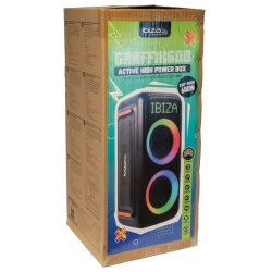 BOXA PORTABILA 2X8"/20CM 300W TWS BT/FM/USB/MSD - Img 7