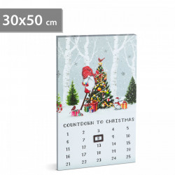 Calendar LED - 2 x AA, 30 x 50 cm - Img 1